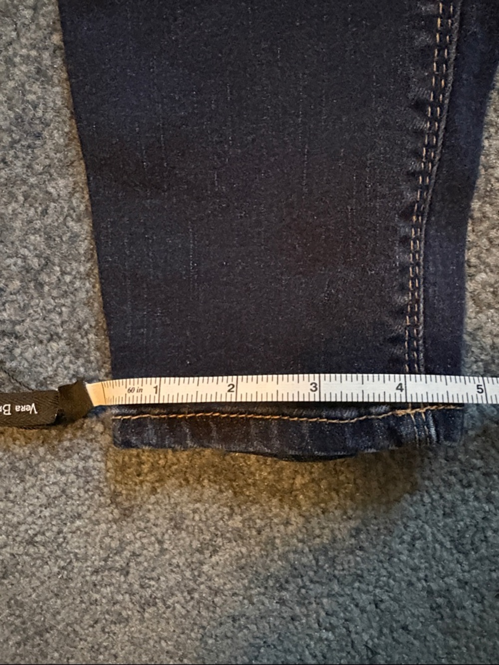 White House Black Market Dark Blue Skinny Jeans - Picture 6 of 6